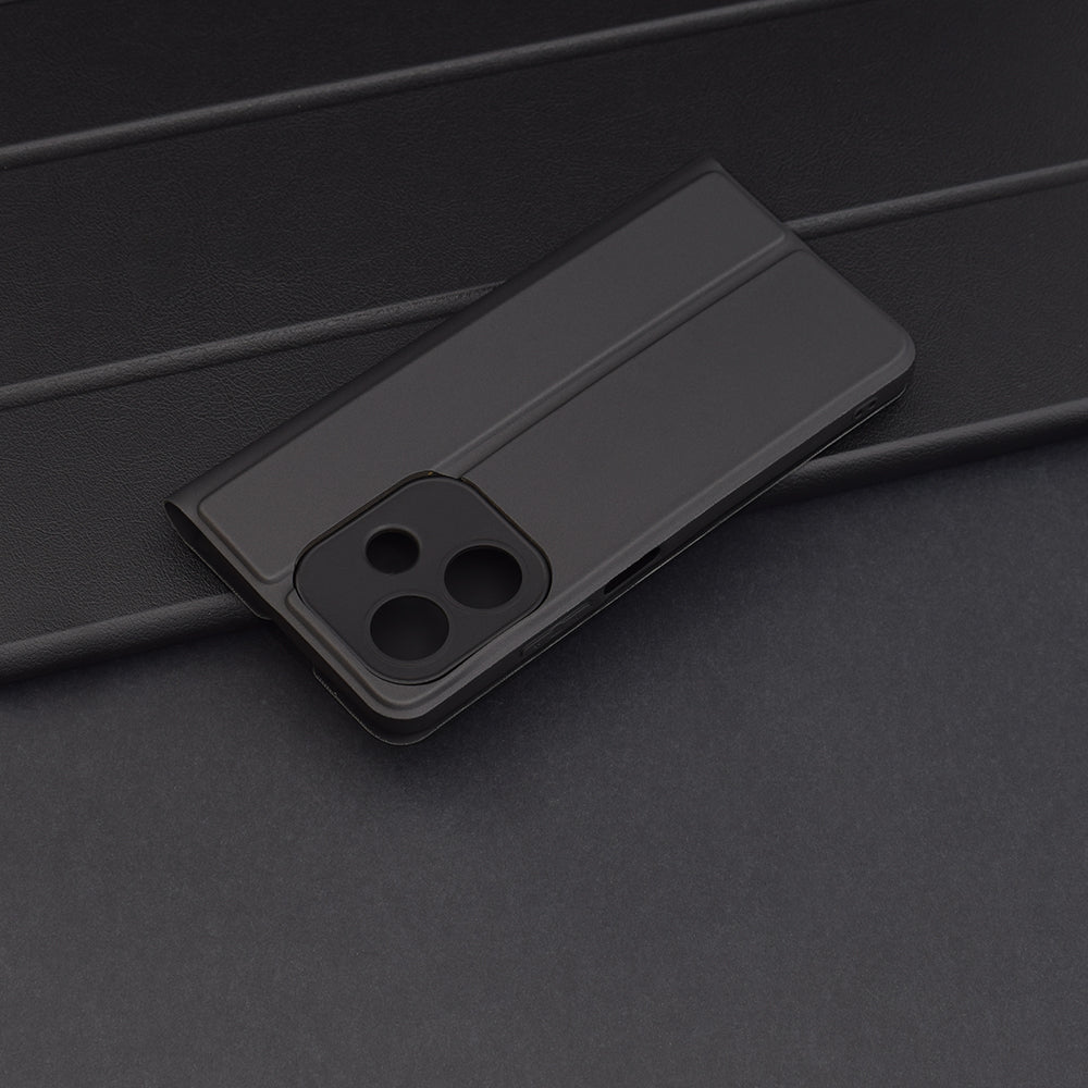 Futrola za Oppo A3 4G / A3, Techsuit, Magskin Book, Crna