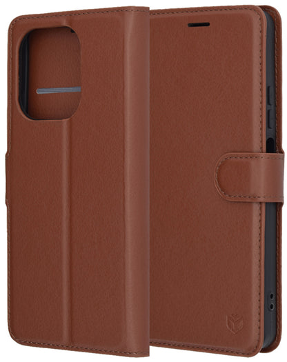Futrola za Oppo A5 Pro 4G / A5 Pro, Techsuit, Kožna Folio, Braon