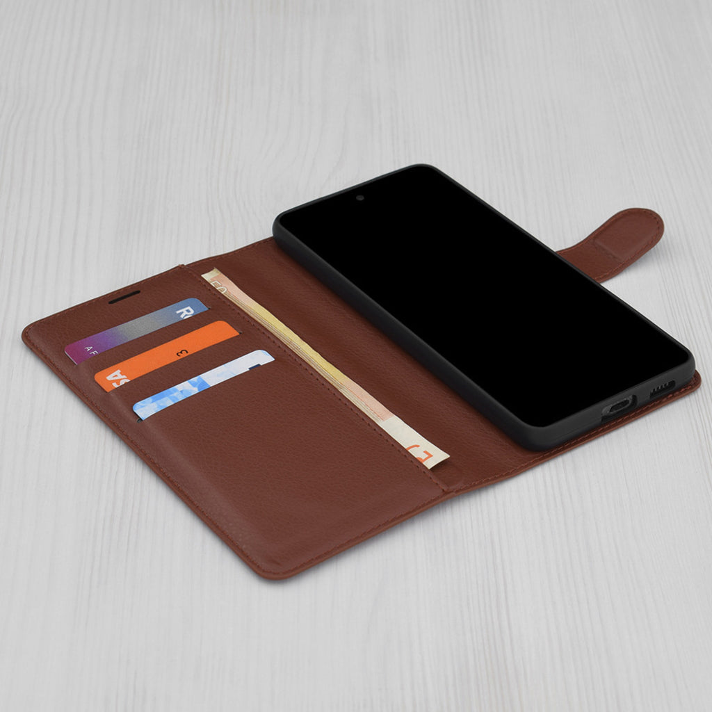 Futrola za Oppo A5 Pro 4G / A5 Pro, Techsuit, Kožna Folio, Braon
