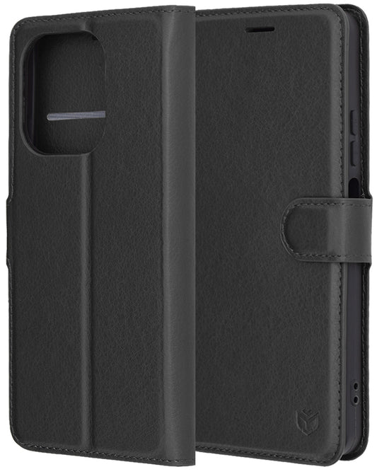 Futrola za Oppo A5 Pro 4G / A5 Pro, Techsuit, Kožna Folio, Crna