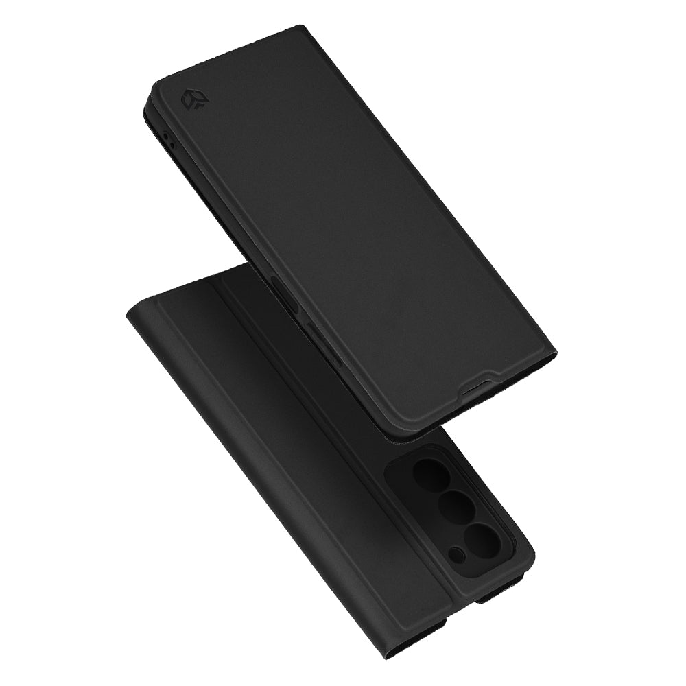 Futrola za Oppo A5 4G / A5 5G, Techsuit, Magskin Book, Crna
