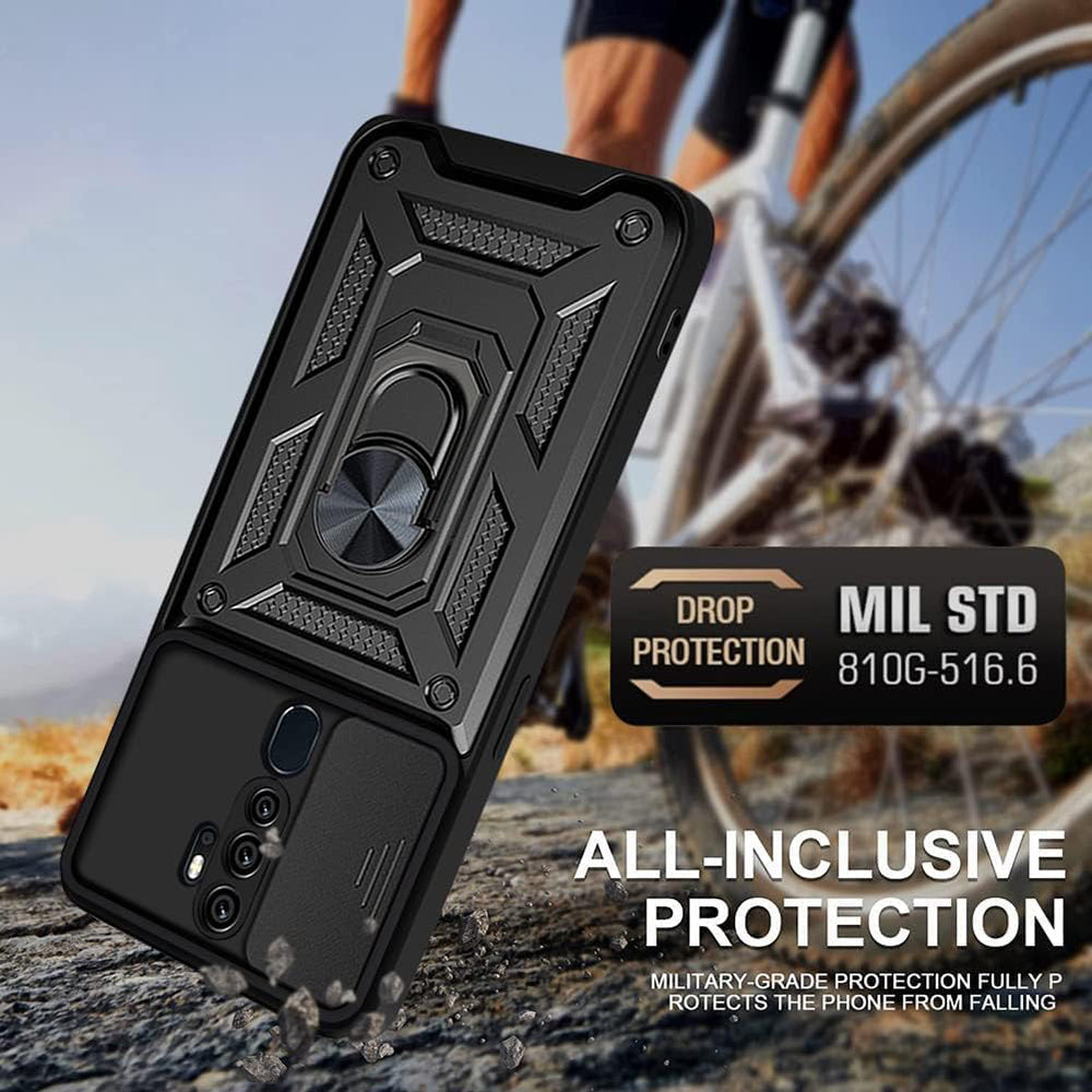 Futrola za Oppo A5 4G, Techsuit, CamShield, Crna