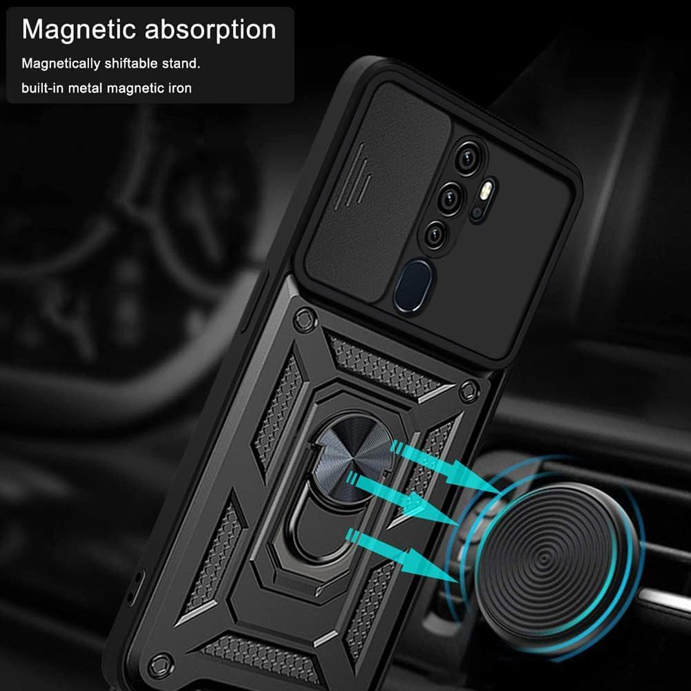 Futrola za Oppo A5 4G, Techsuit, CamShield, Crna