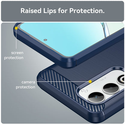 Futrola za Oppo A5 4G, Techsuit, Karbon, Plava