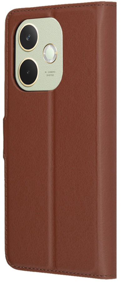 Futrola za Oppo A5 Pro 4G / A5 Pro, Techsuit, Kožna Folio, Braon