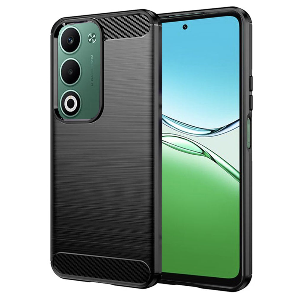 Futrola za Oppo A5 4G, Techsuit, Karbon, Crna