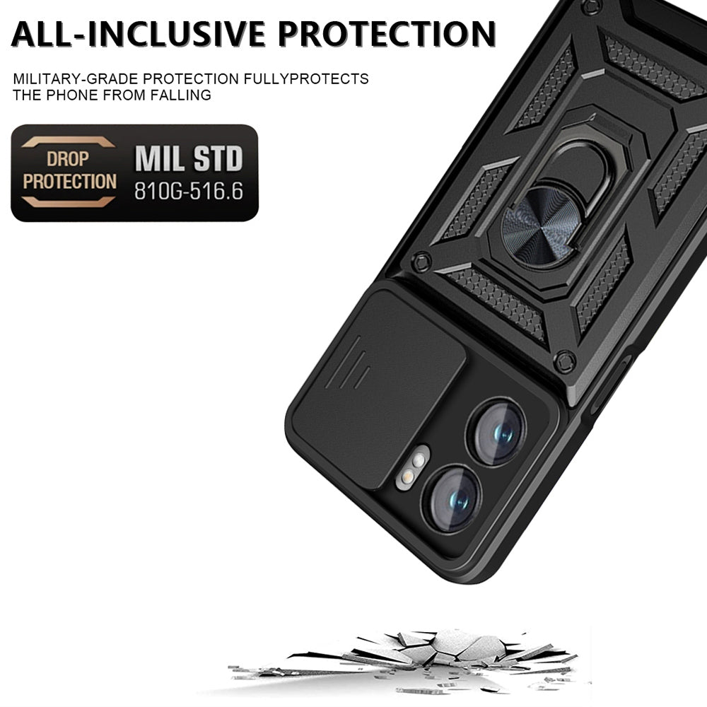 Futrola za Oppo A57 4G / A57s / Oneplus Nord N20 SE, Techsuit, CamShield, Crna