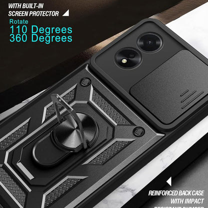 Futrola za Oppo A58 4G, Techsuit, CamShield, Crna