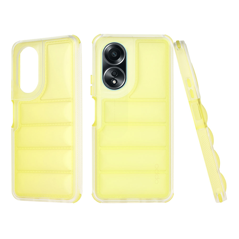 Futrola za Oppo A58 4G, Techsuit, Wave Shield, Žuta