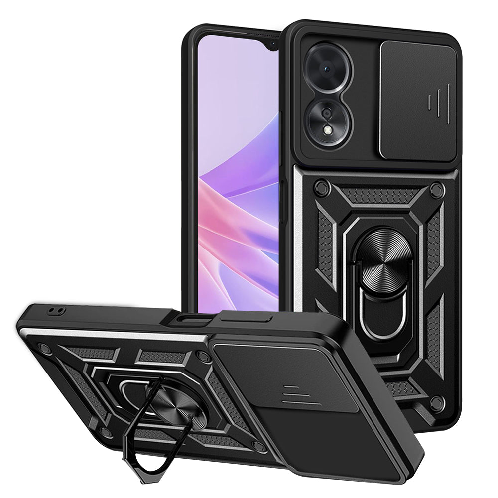 Futrola za Oppo A58 5G / A78 5G, Techsuit, CamShield, Crna