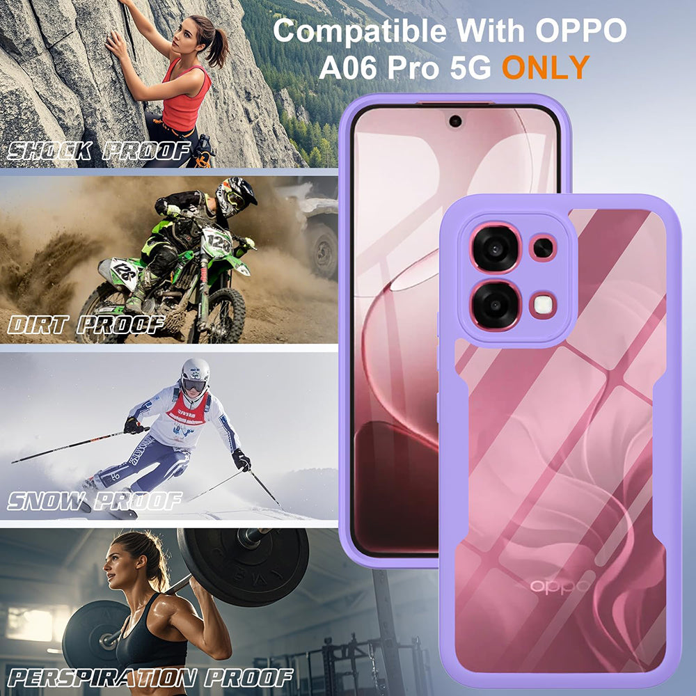 Futrola za Oppo A6 Pro 5G / A6 Pro 4G, Techsuit, ColorVerse 360, Ljubičasta