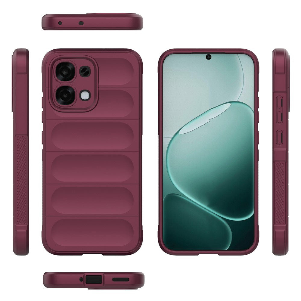 Futrola za Oppo A6 Pro 5G / A6 Pro 4G, Techsuit, Magic Shield, Bordo