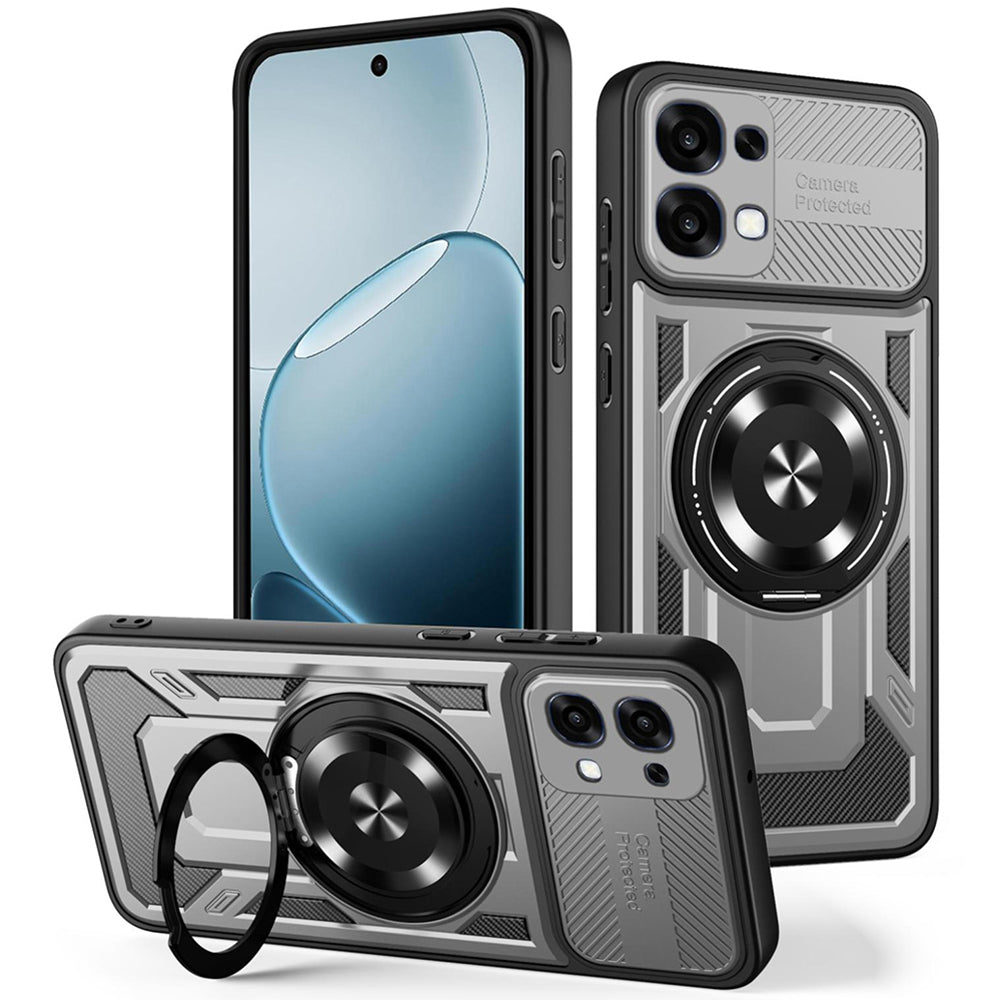 Futrola za Oppo A6 Pro 5G / A6 Pro 4G, Techsuit, RuggedCam, Siva