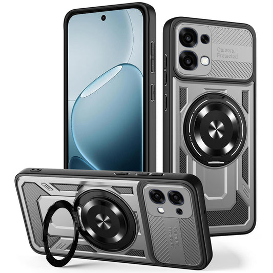 Futrola za Oppo A6 Pro 5G / A6 Pro 4G, Techsuit, RuggedCam, Siva