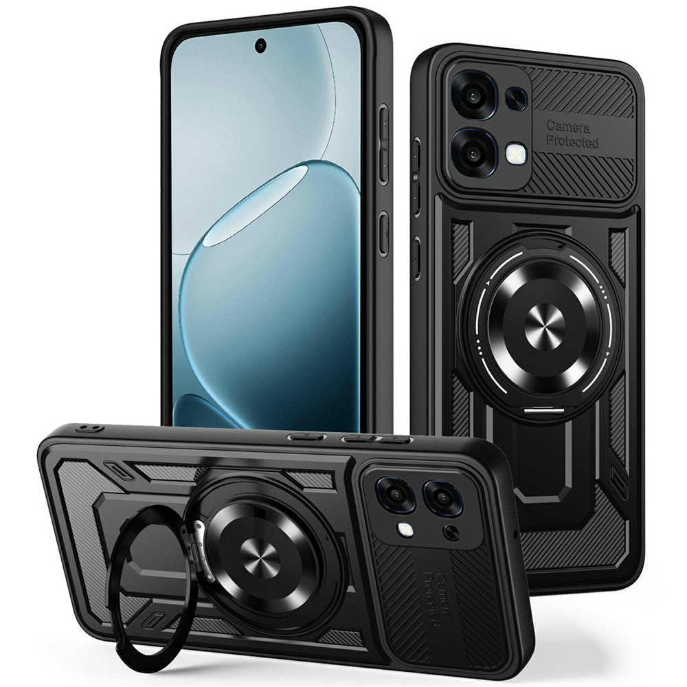 Futrola za Oppo A6 Pro 5G / A6 Pro 4G, Techsuit, RuggedCam, Crna