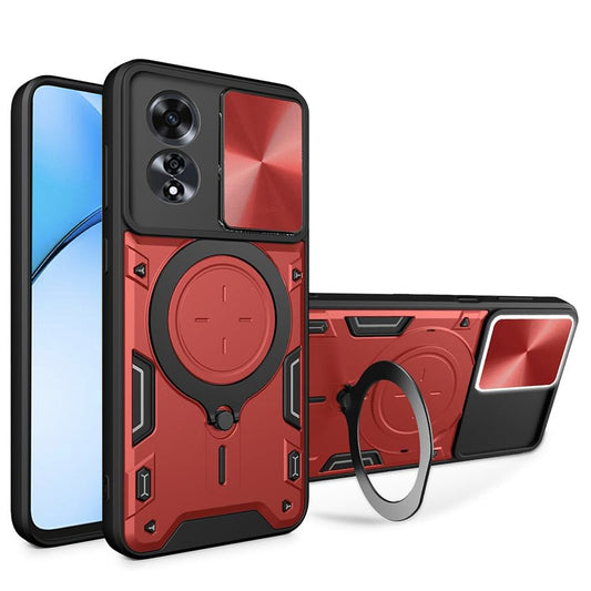 Futrola za Oppo A60, Techsuit, CamGuard Pro, Crvena