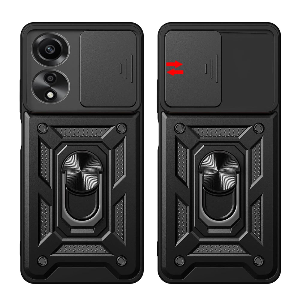 Futrola za Oppo A60, Techsuit, CamShield, Crna