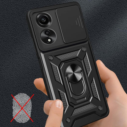 Futrola za Oppo A60, Techsuit, CamShield, Crna