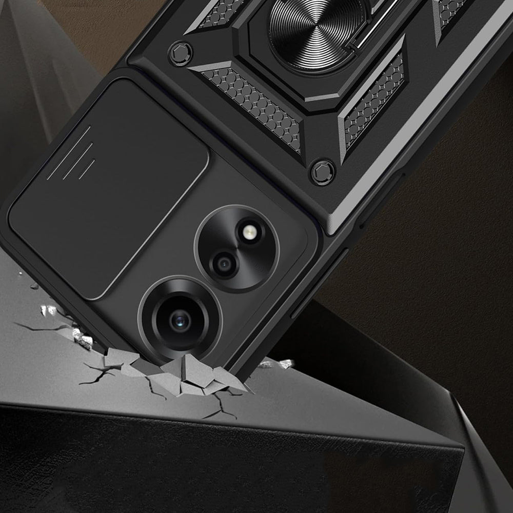 Futrola za Oppo A60, Techsuit, CamShield, Crna