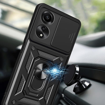Futrola za Oppo A60, Techsuit, CamShield, Crna