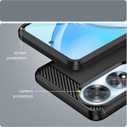 Futrola za Oppo A60, Techsuit, Karbon, Crna