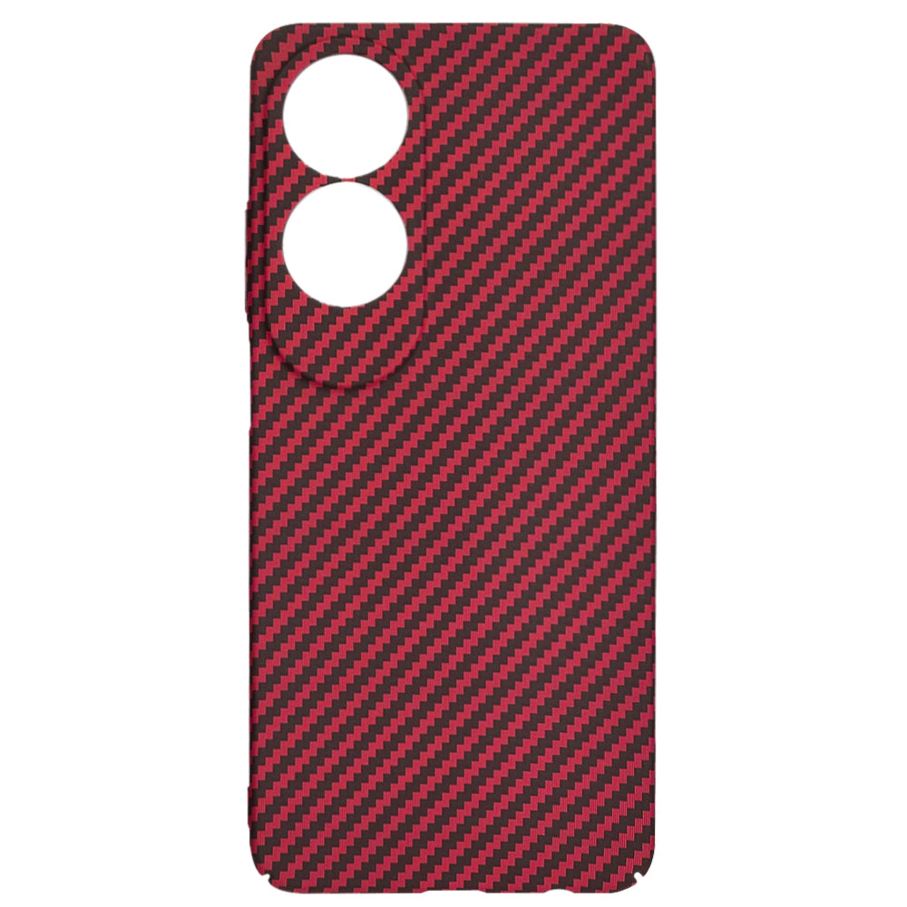 Futrola za Oppo A60, Techsuit, Carbonite FiberShell, Crvena