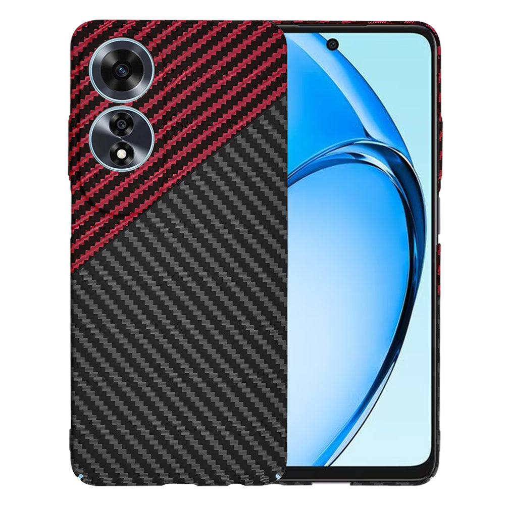 Futrola za Oppo A60, Techsuit, Carbonite FiberShell, Crno Crvena