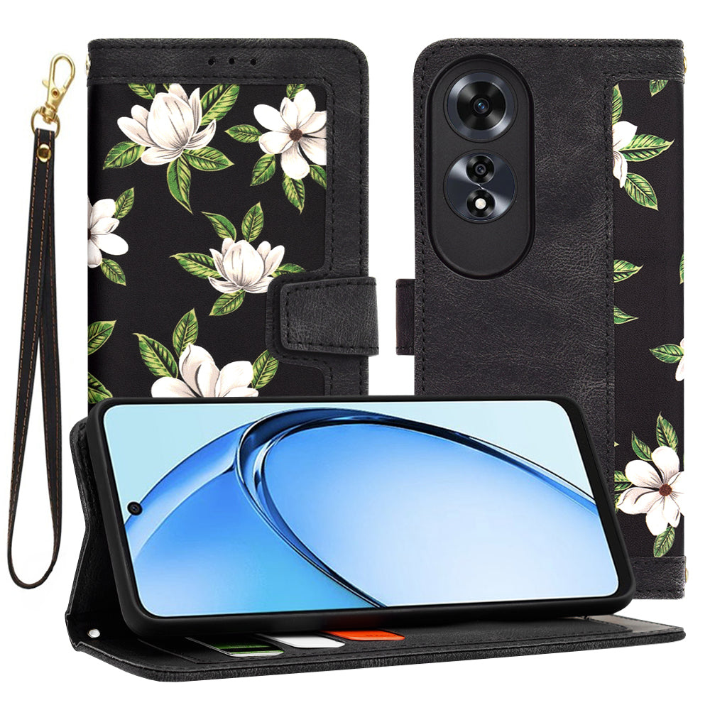 Futrola za Oppo A60, Techsuit, FlipCraft, Crna
