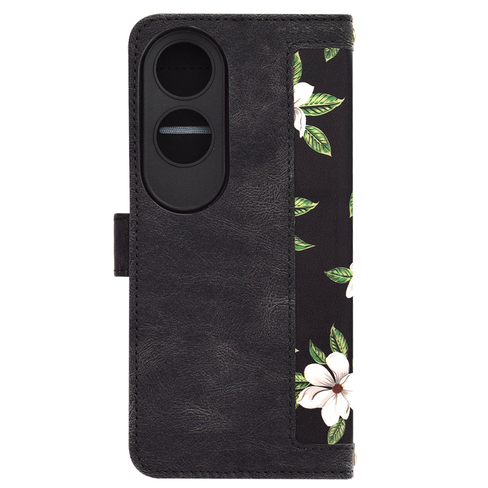 Futrola za Oppo A60, Techsuit, FlipCraft, Crna