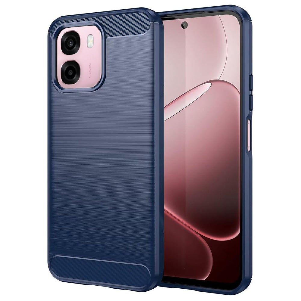 Futrola za Oppo A6k 4G / A6x 4G / A6x / A6 4G, Techsuit, Karbon, Plava