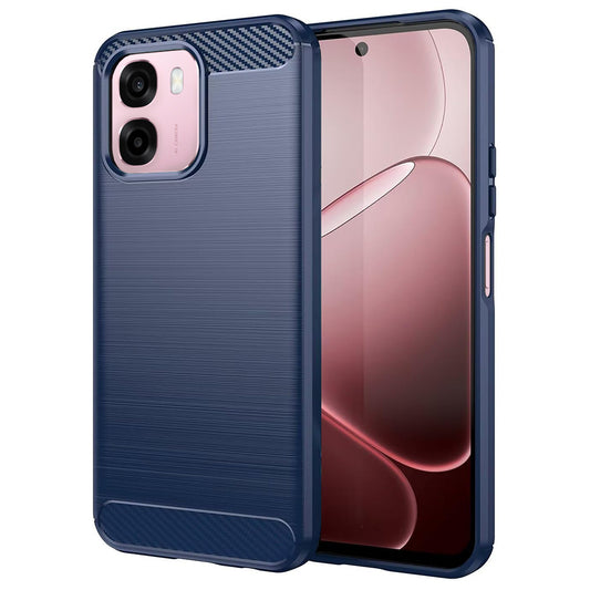 Futrola za Oppo A6k 4G / A6x 4G / A6x / A6 4G, Techsuit, Karbon, Plava