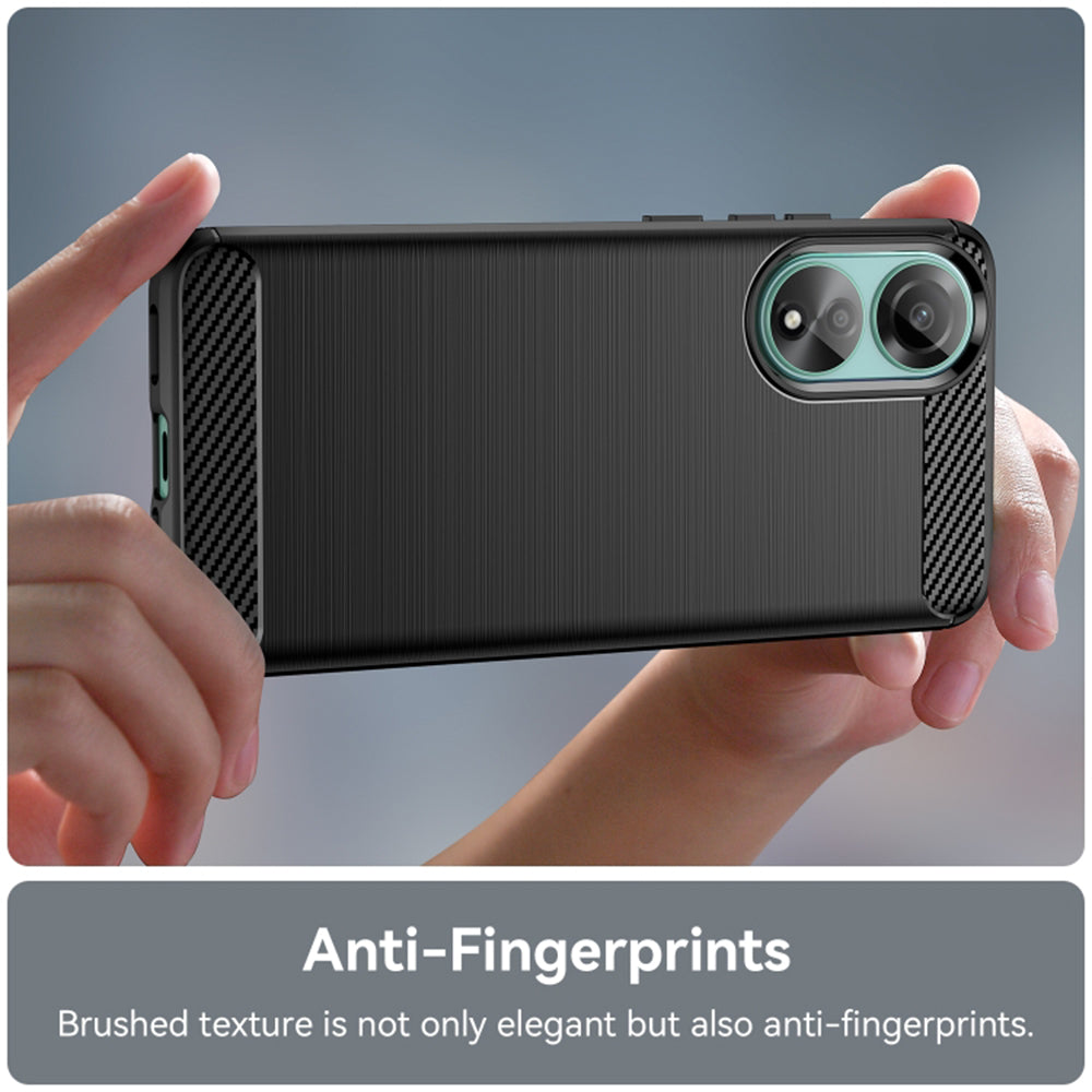 Futrola za Oppo A78 4G, Techsuit, Karbon, Crna