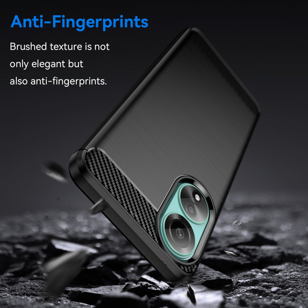 Futrola za Oppo A78 4G, Techsuit, Karbon, Crna