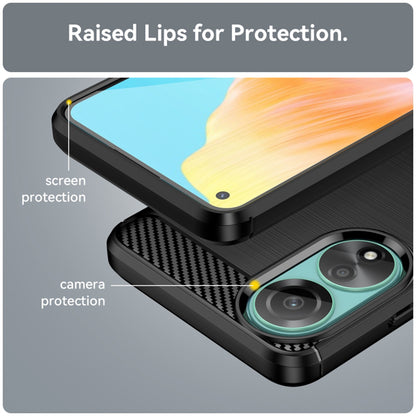 Futrola za Oppo A78 4G, Techsuit, Karbon, Crna