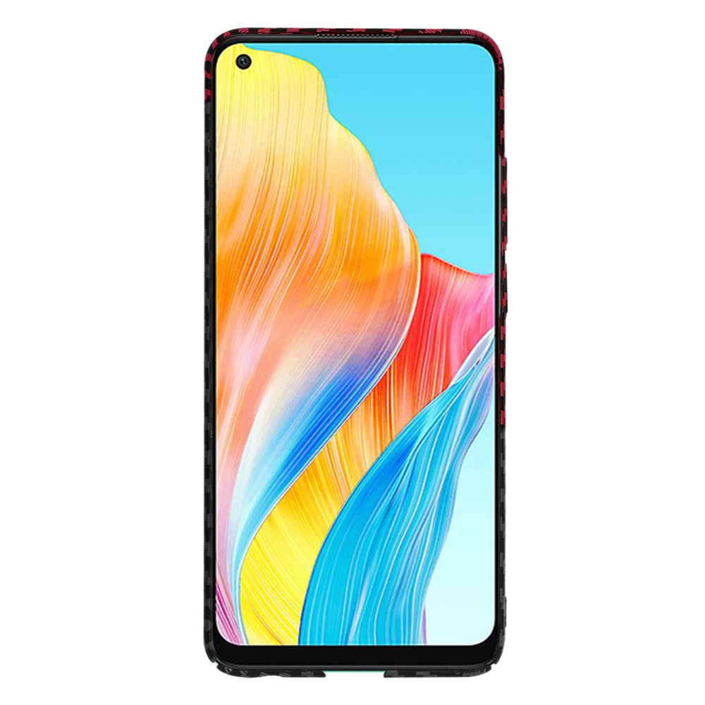 Futrola za Oppo A78 4G, Techsuit, Carbonite FiberShell, Crno Crvena