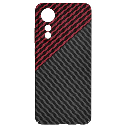 Futrola za Oppo A78 4G, Techsuit, Carbonite FiberShell, Crno Crvena