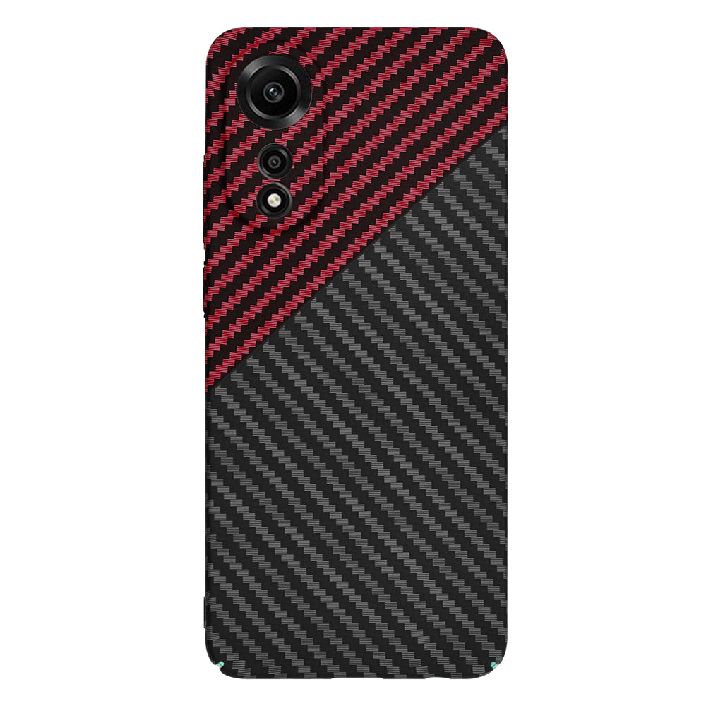 Futrola za Oppo A78 4G, Techsuit, Carbonite FiberShell, Crno Crvena