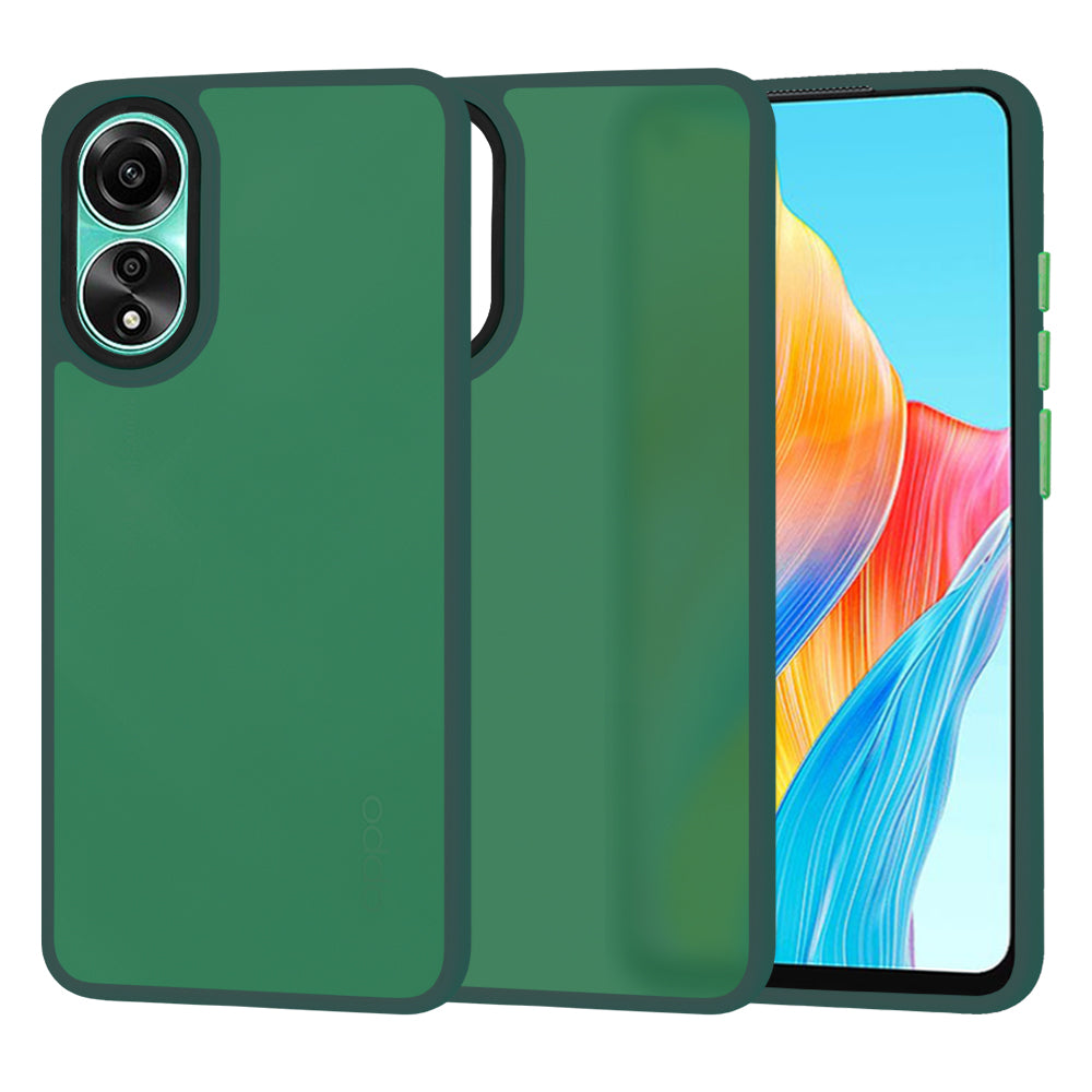 Futrola za Oppo A78 4G, Techsuit, HaloFrost, Zelena