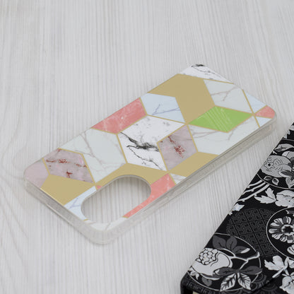 Futrola za Oppo A78 4G, Techsuit, Marble, Ljubičasta