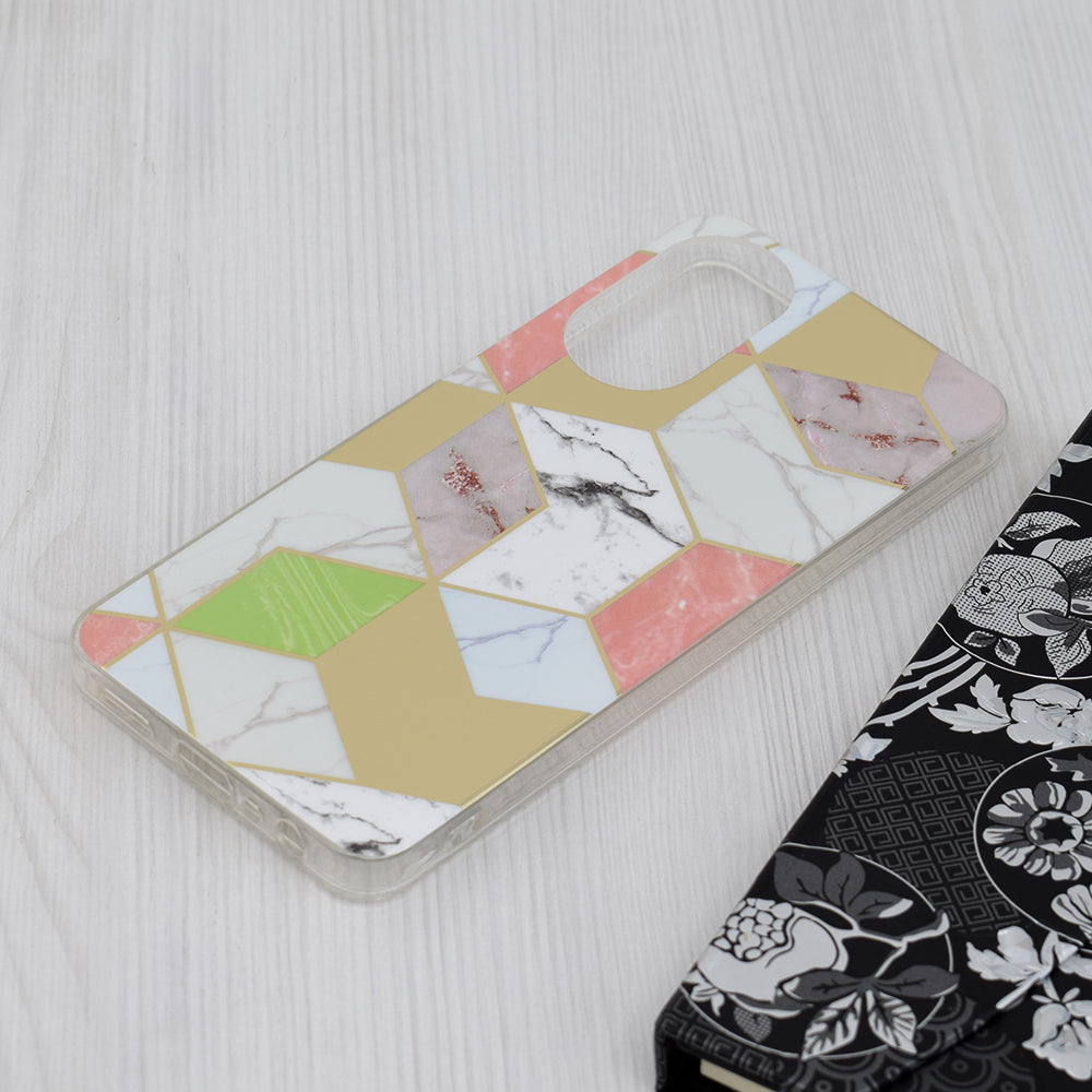 Futrola za Oppo A78 4G, Techsuit, Marble, Ljubičasta