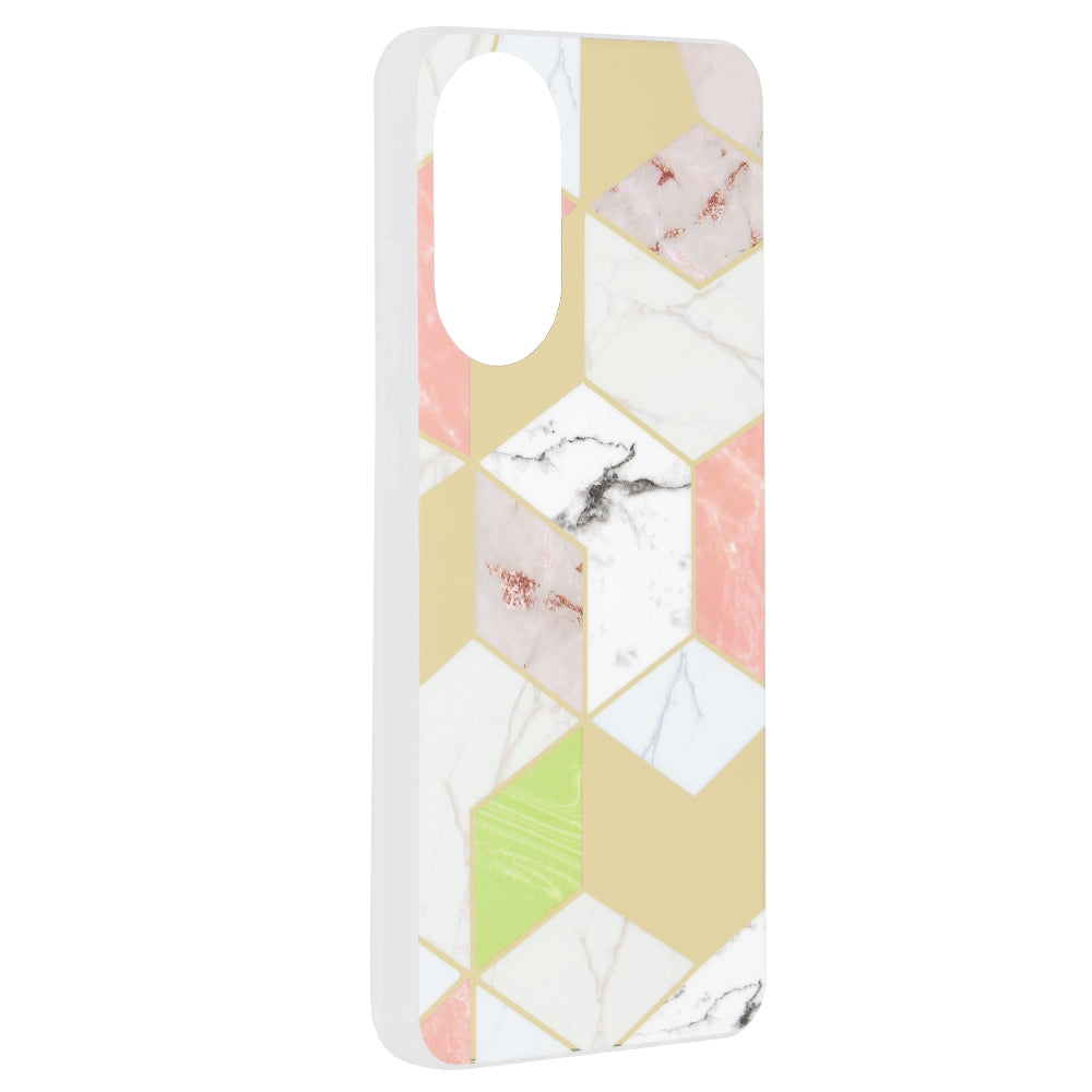 Futrola za Oppo A78 4G, Techsuit, Marble, Ljubičasta