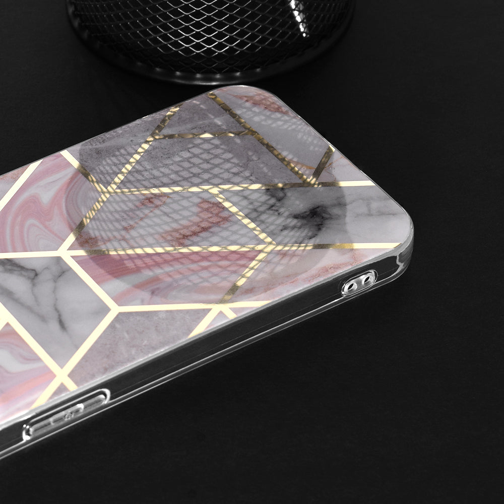 Futrola za Oppo A78 4G, Techsuit, Marble, Roze