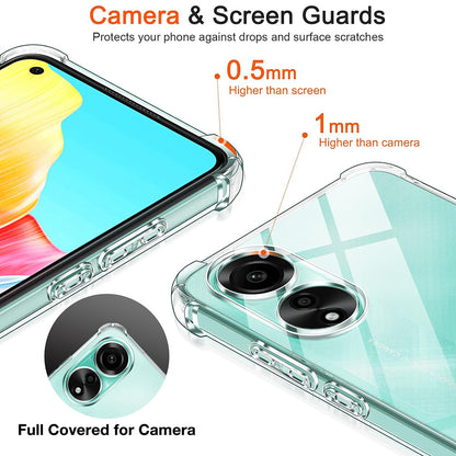 Futrola za Oppo A78 4G, Techsuit, Shockproof Clear, Providna