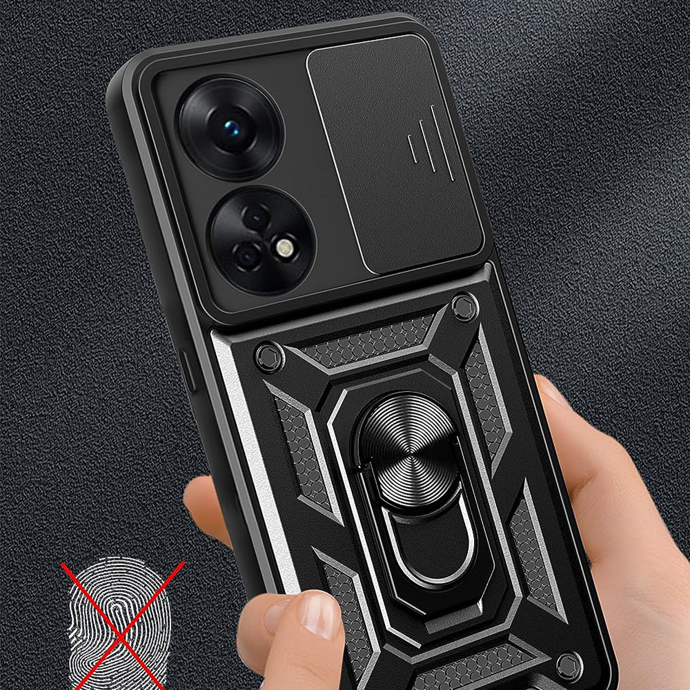 Futrola za Oppo A98, Techsuit, CamShield, Crna