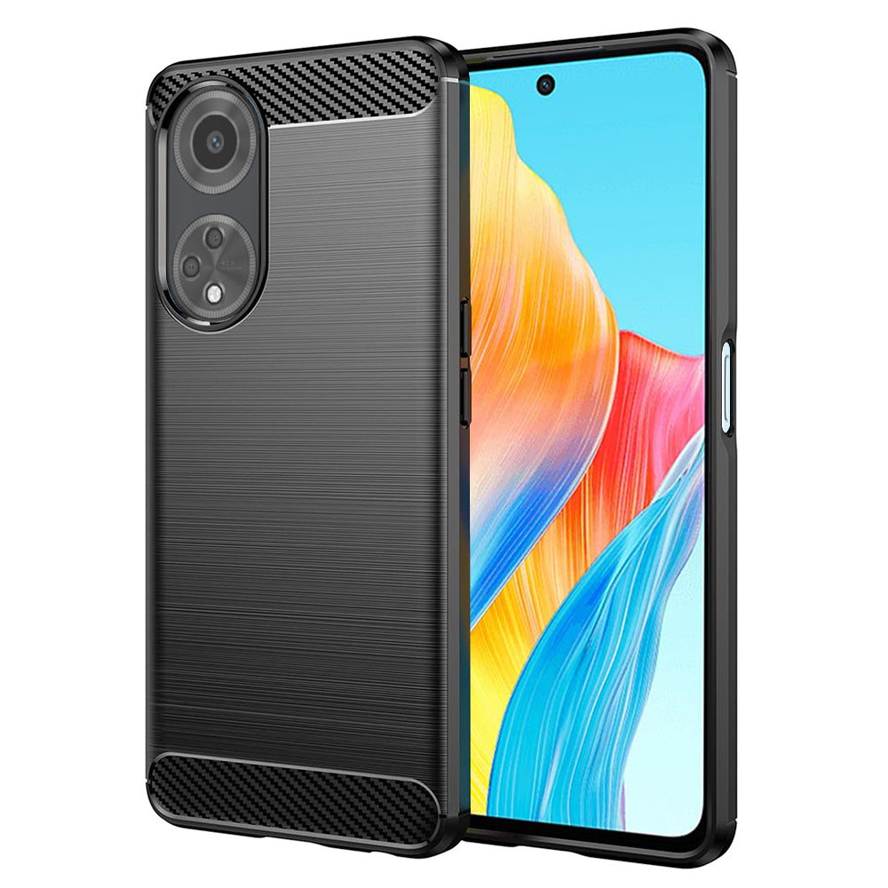 Futrola za Oppo A98, Techsuit, Karbon, Crna