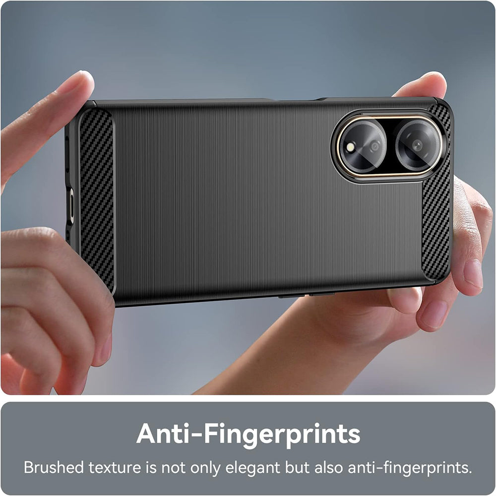 Futrola za Oppo A98, Techsuit, Karbon, Crna