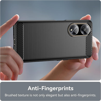 Futrola za Oppo A98, Techsuit, Karbon, Crna