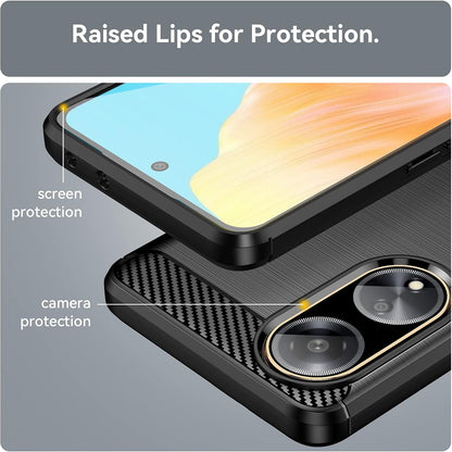 Futrola za Oppo A98, Techsuit, Karbon, Crna