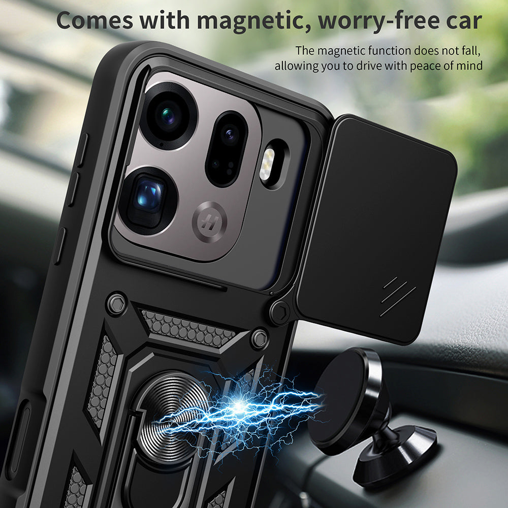 Futrola za Oppo Find X9 Pro, Techsuit, CamShield, Crna