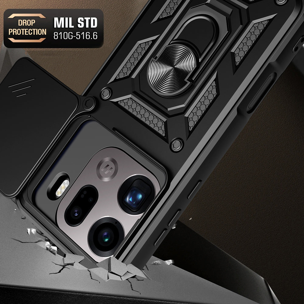 Futrola za Oppo Find X9 Pro, Techsuit, CamShield, Crna